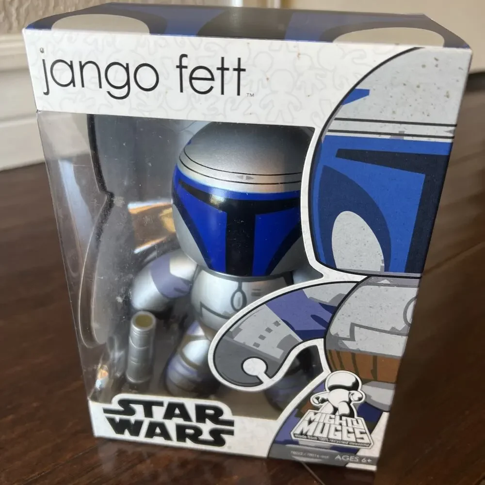 Star Wars Jango Fett Mighty Muggs Figure 2008 Hasbro NEW